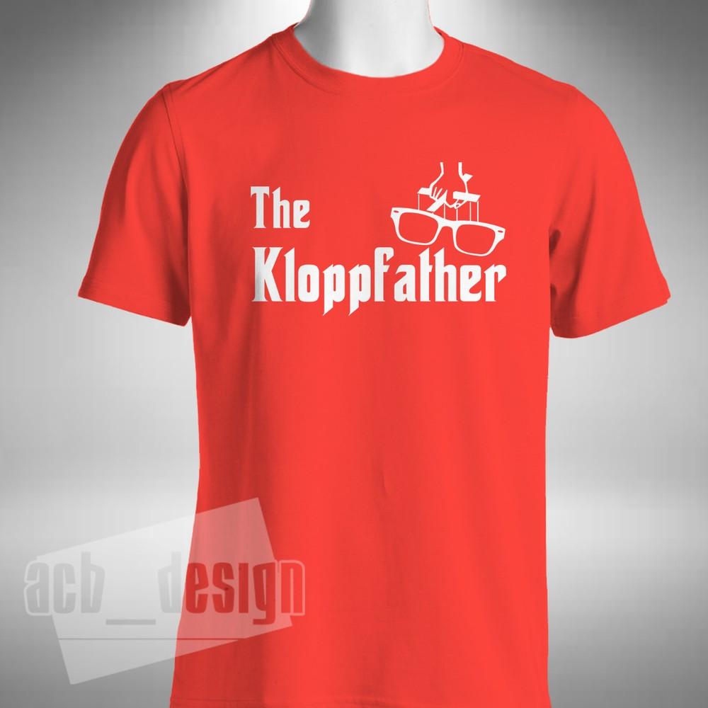 

Kloppfather T-Shirt Jurgen Klopp Inspired Liverpool Funny Glasses Godfather L