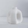 Minimalism White Color Ceramic Vase Table Centerpiece Art Flower for Dining Room Wedding Decor