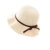 Women's Bow Fisherman Hat Straw Hat Sun Protection and Sunshade Hat Spring and Summer