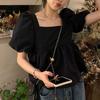 Shop Women S Square Neck looSe Fit Short Sleeve Puff blouSe Won Wbl Wfiudqc