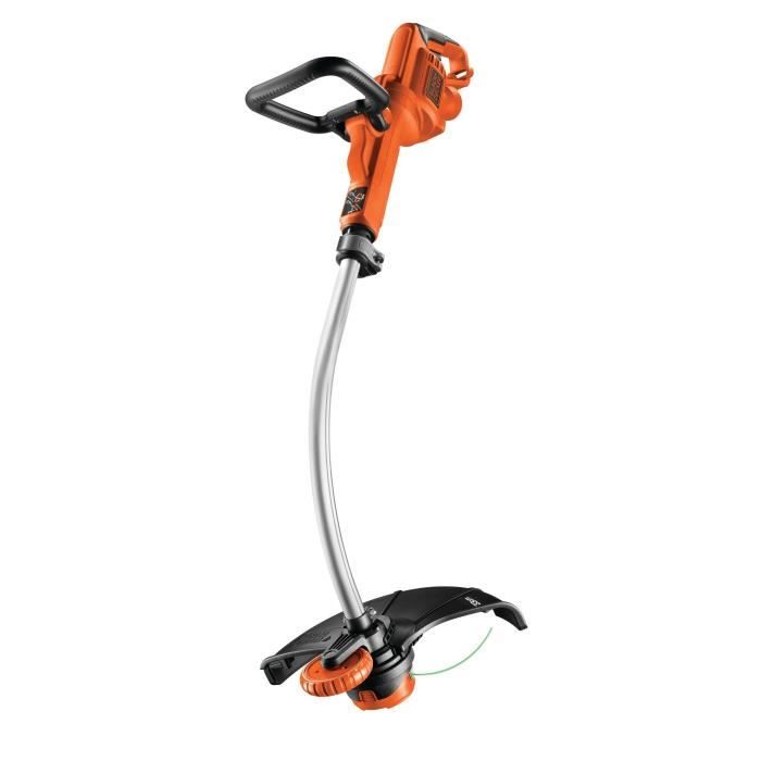 Coupe-bordure électrique BLACK+DECKER - GL7033-QS - 700W - 33 cm - Filaire - tête pivotante - tube télescopique