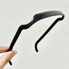1 Pcs Women Square Glasses Headband Colorful Invisible Fixed Hair Clips Wave Curly Hair Accessories