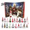Festive Gnome Gift Countdown Box Calendar 2025 Gnomes Advent Set Christmas 24 Days with Figures