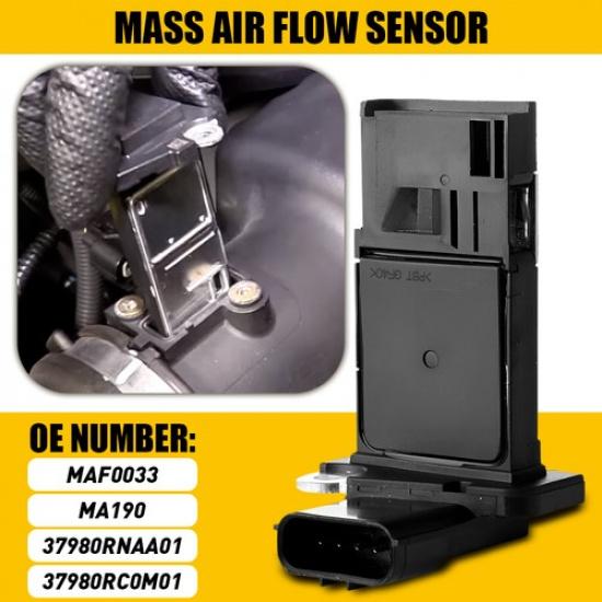 Mass Air Flow Sensor Fits 2007-2013 Acura RDX MDX Honda Civic Odyssey MAF0033 EA