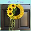 Sunflower Door Sign With Plastic And Polyester Materials For Spring And Autumn