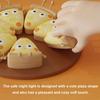 Pizza Lamp Pizza Light USB Silicone LED Batteried Dimmable Funny Nightlight With Auto-Off Timer Party Cool Home Desk Decoration