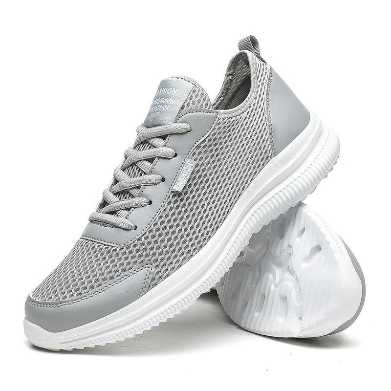 Spring New Large Size Outdoor Sports Shoes Summer Light Breathable Casual Shoes Fashion Mesh Running Shoes Men's Shoes