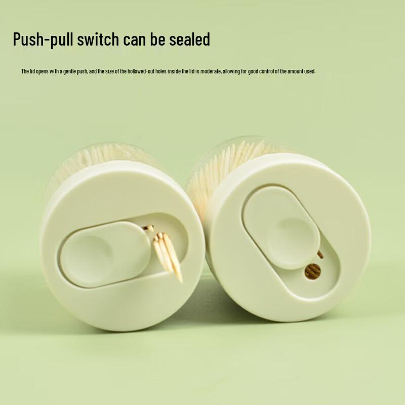 Miaojie Double-Ended Bamboo Toothpicks, 1000 Count