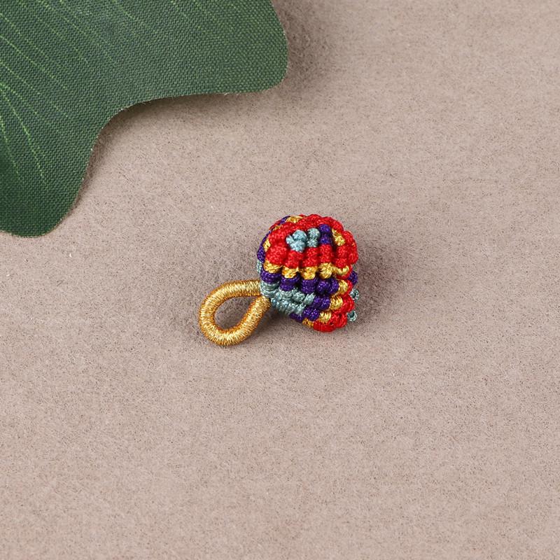 Ethnic Style Five-Color Handmade Dragon Boat Festival Bracelet – Versatile Couple Gift with Colorful Zongzi Charm