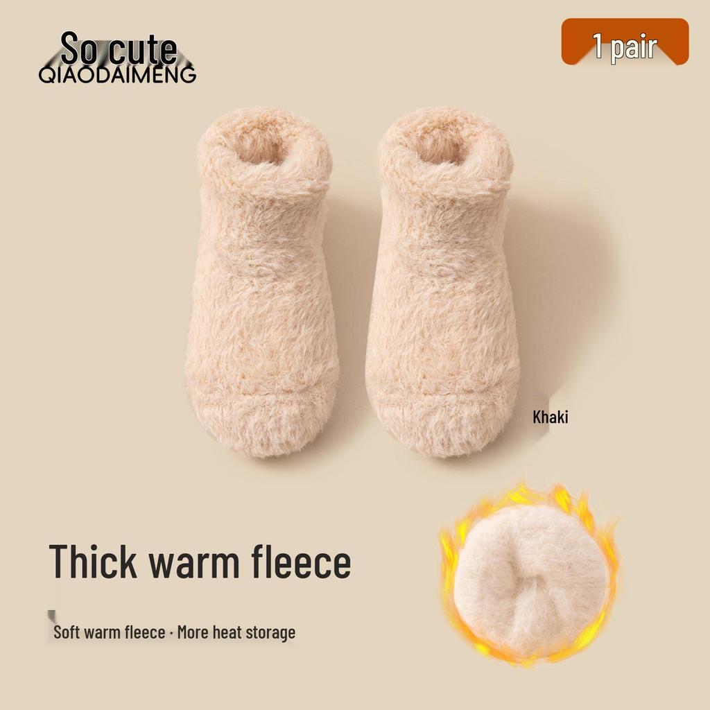 Autumn/Winter Non-Slip Thickened Floor Socks for Newborns - Warm, Soft and Comfortable.