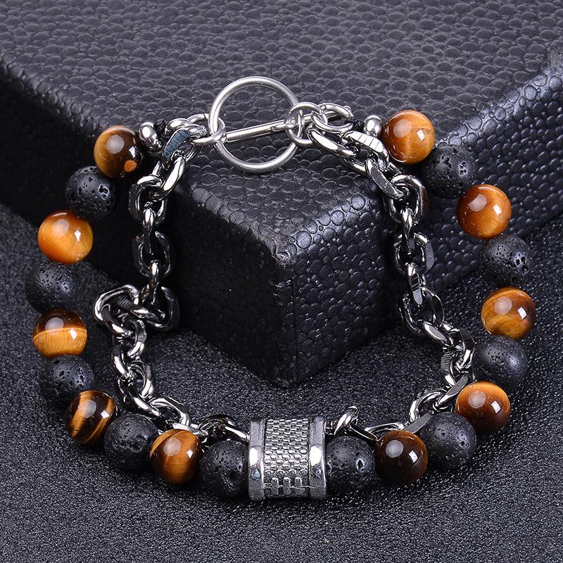JYL TS Bracelet Men's Double-Layer  Durable Stylish Boosts Confidence & Strength