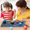 Eight Planets Planets Matching Board 3D Wooden Planet Board Toy Solar System Puzzle Toy  Kids Gifts