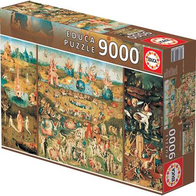 אוסף פאזלים של Educa Garden of Earthly Delights 9000 יחידות