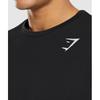 Gymshark CresT Long Sleeve T shirT Black A1a9e Bbbb