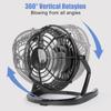 Strong Wind USB Silent Fan Cooler for Laptop Notebook PC Home Office Desk 4 Blade Cooling Fans Summer Rottable USB Mini Fan