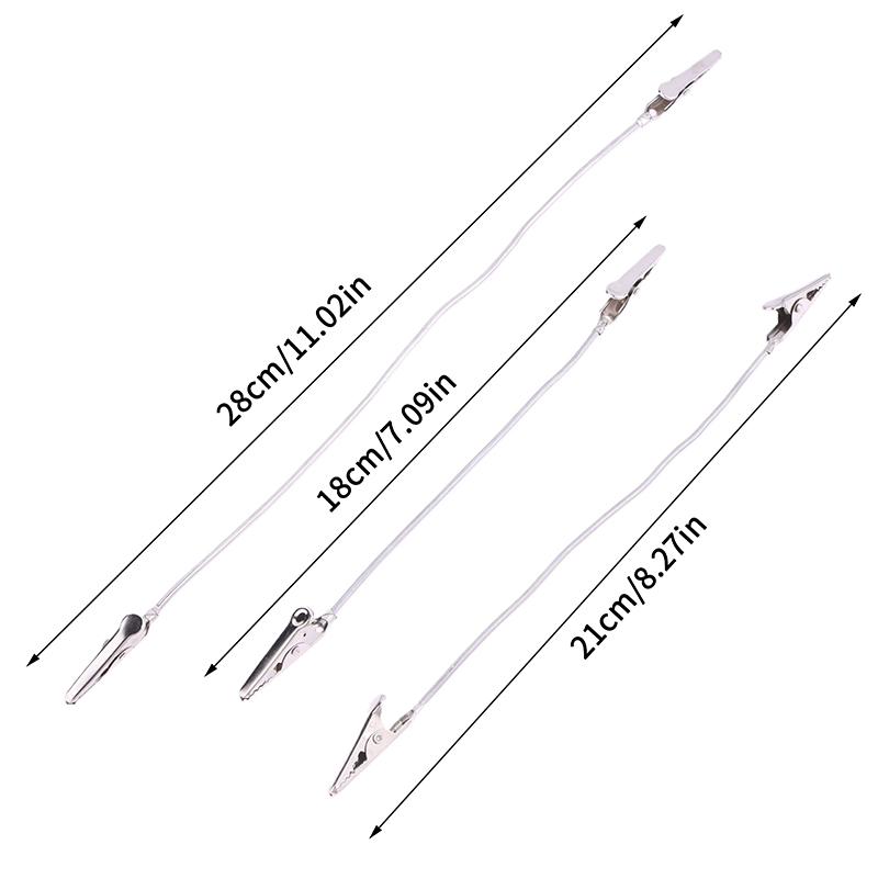 10Pcs Double Headed Metal Incense Clip Mosquito Coil Holder Censer Universal Crocodile Clip Fragrance Diffuser Home Decor