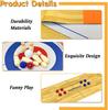 Tabletop Board Game Set, Shuffleboard Table Top Games, Shuffleboard Bowling Curling Cornhole Ga Ideal for Multiple Scenarios