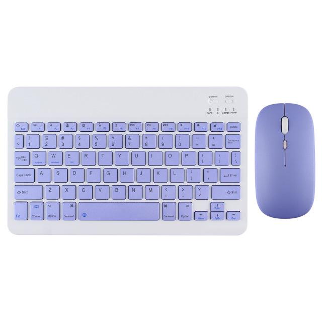 All-in-One Wireless Keyboard & Mouse Set for Tablets and Phones: Compatible with iPad, Huawei, Xiaomi, Vivo for Office Typing.