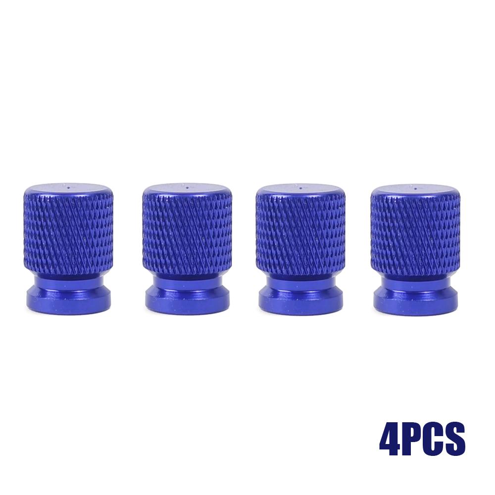 4Pcs Tire Valve Caps Aluminum Car Wheel Plugs Auto Tyre Stems Cap Tyre Rim Stem Covers Universal Car Exterior Accessories