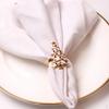 6 Pieces Napkin Rings Decoration Ornament Holder for Holiday