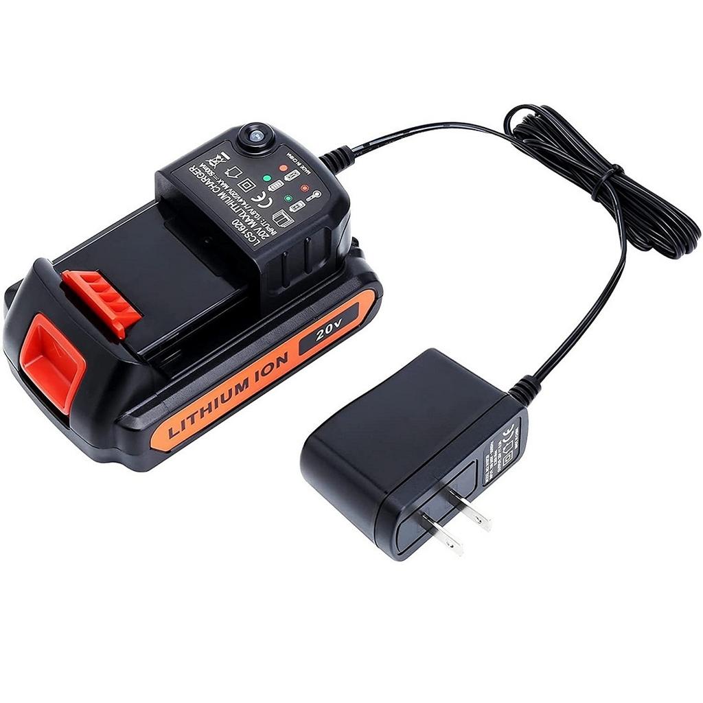 Lithium Battery Charger For Black&Decker 10.8V 14.4V 18V 20V Serise LBXR20 Electric Drill Screwdriver Battery Charging Tool