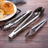 Stainless Steel Food Tongs Barbecue Meat Clip Salad Bread Pastry Clamp Buffet Cooking Tool Kitchen Utensil Accessories 2025 New