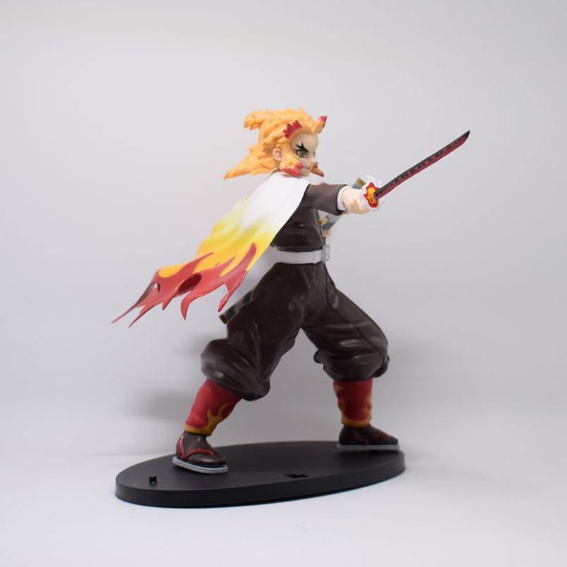 18cm Anime Demon Slayer Figure Demon Slayer Rengoku Kyoujurou Pvc Action Figure Collectible Model Toys Kid Gift