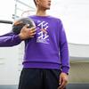 Anta Basketball Series Lightweight Sports Long Sleeve Pullover Sweatshirt Men Tops Purple 152211734-5