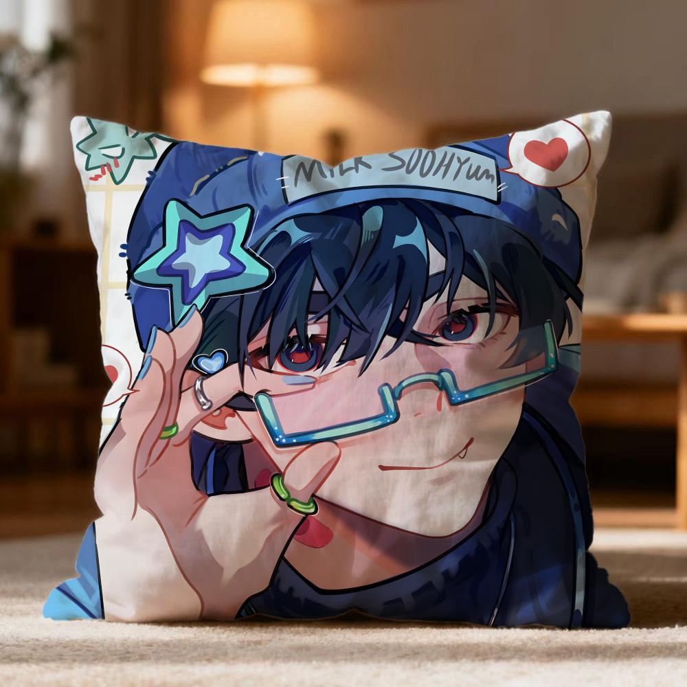 Hot Aalien Staged Cushion Cover Soft Washable Pillow Case Multi-Scene For Couch Bed Travel Office Use