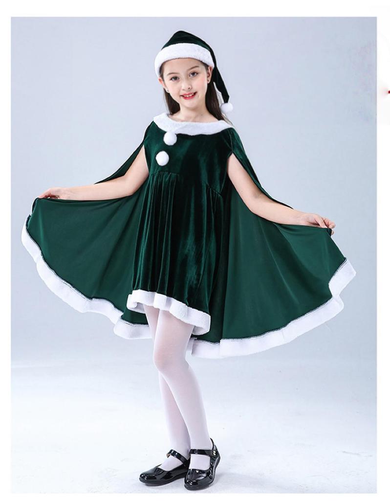 Santa Cosplay Costume for Christmas Outfit with Cape and Cute Santa Claus Red and Fluffy Santa Perfect for Costume Costume School Photo Cultural New