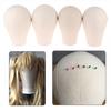 Canvas Wig Head Wig Stand 21-24Inch Mannequin Head For Hairstyling Displaying Making Wig Stand With Head Wig Supports Holder
