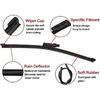 JSCARLIFE Rear Windshield Wiper Blade Arm Set for V-W ID.4 2021 2022 2023 2024, Rear Wiper Arm Blade Set -Original Equipment Replacement