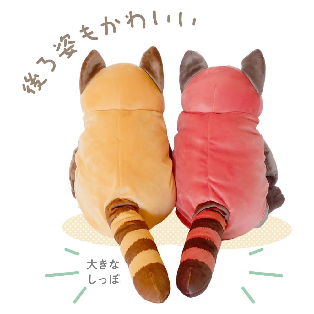 Shinada Global Mochi Series Mini Red Panda Plush Toy 7x5x14cm Animal MORS-0088R