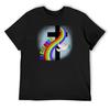 DeColores Cursillo Regenbogen Mit Kreuz und Friedenstaube (Weiß) T-Shirt Vintage Anime Shirt Billige Sachen T-Shirts Herren