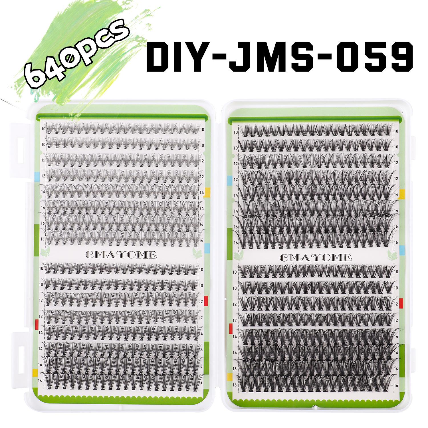 

640 Clusters D Song Single Cluster False Eyelash Set 10-16Mmdiy Segmented Grafting Thick Eyelashes