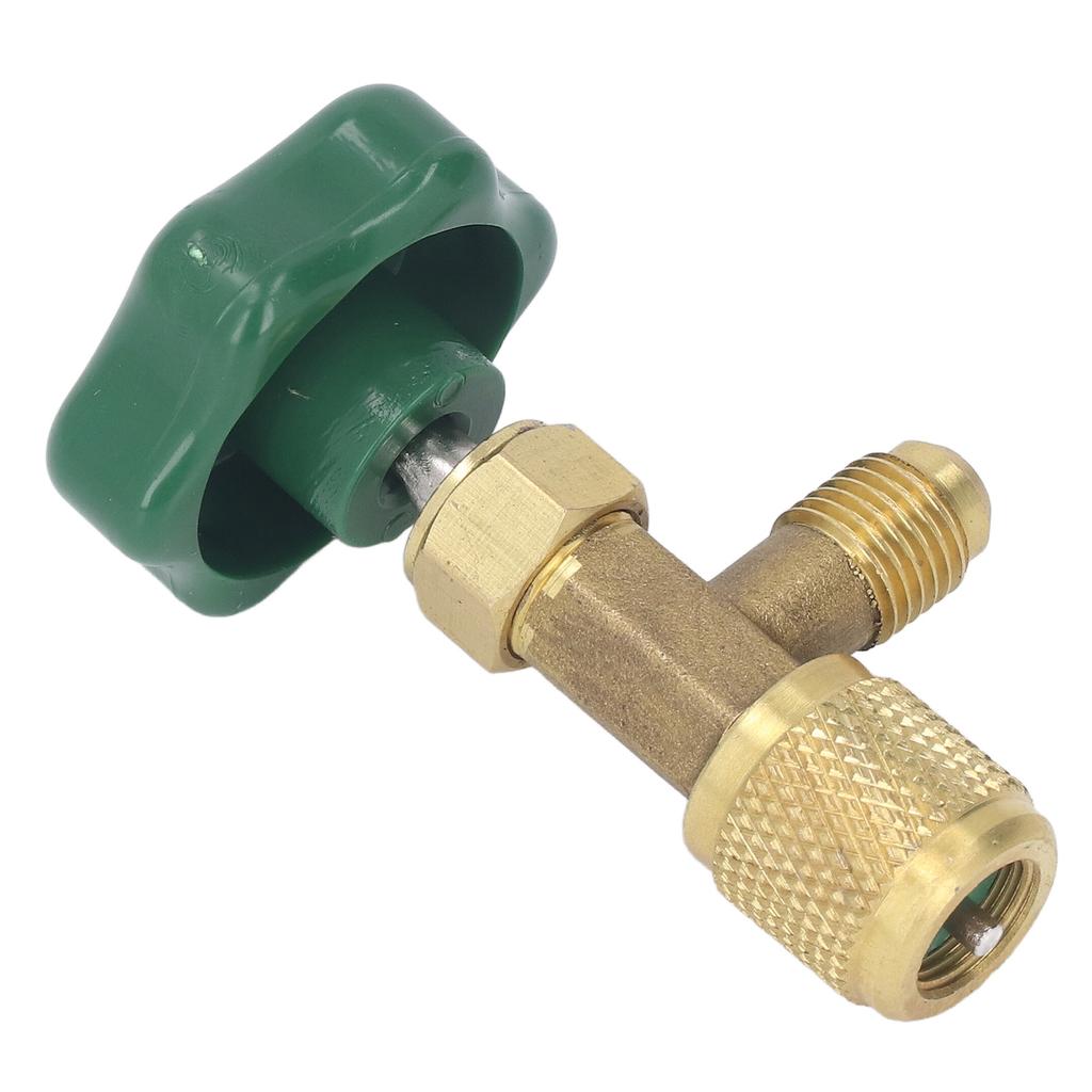Klimaanlagen Kältemittelventil Kupfer ABS Auslaufsicher 1/4in SAE Kältemitteltankventil für