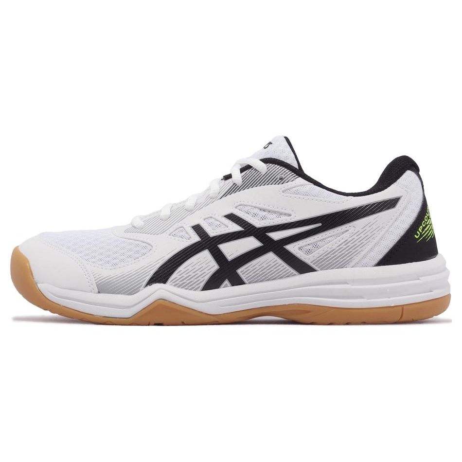 

ASICS Upcourt 5 White Black Yellow Unisex Sneakers Safety-Yellow 1071A086103 40.5