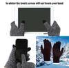1 Pair Men's Women's Winter Gloves Advanced Touchscreen Warm Knitted Gloves for Cold Weather, Suitable for Cycling, Running, Mountain Climbing Travel