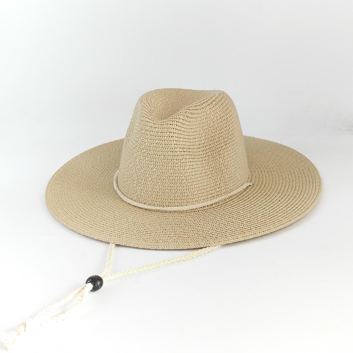 Hollow Western Cowboy Hat Men and Women Summer Beach Hat Party Stage Cowboy Hat Outdoor Knight Hat Fishing Hat 56-58cm