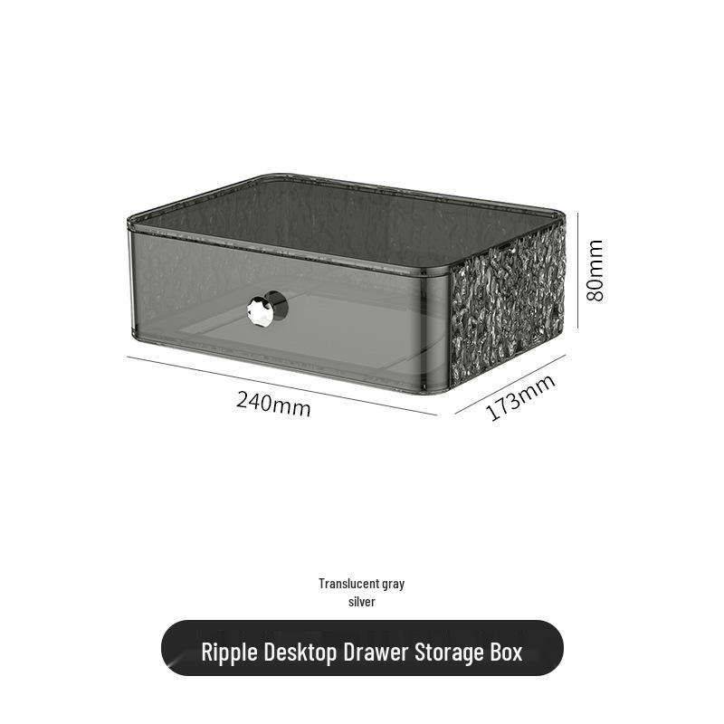 Luxury Large Capacity Cosmetic Storage Box with Drawers for Desktop or Dressing Table