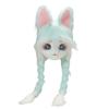 Animal Head Cats Fursuit Cut Mask Plush Cats Headgear Cats Costume for Halloween Masquerade Dress Up Cosplay Party