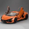 1/24 Nowy model samochodu sportowego Revuelto ze stopu metali, drzwi można otwierać i podnosić, skrzydło ogonowe, dźwięk, światło, kolekcja pojazdów, prezent dla dzieci