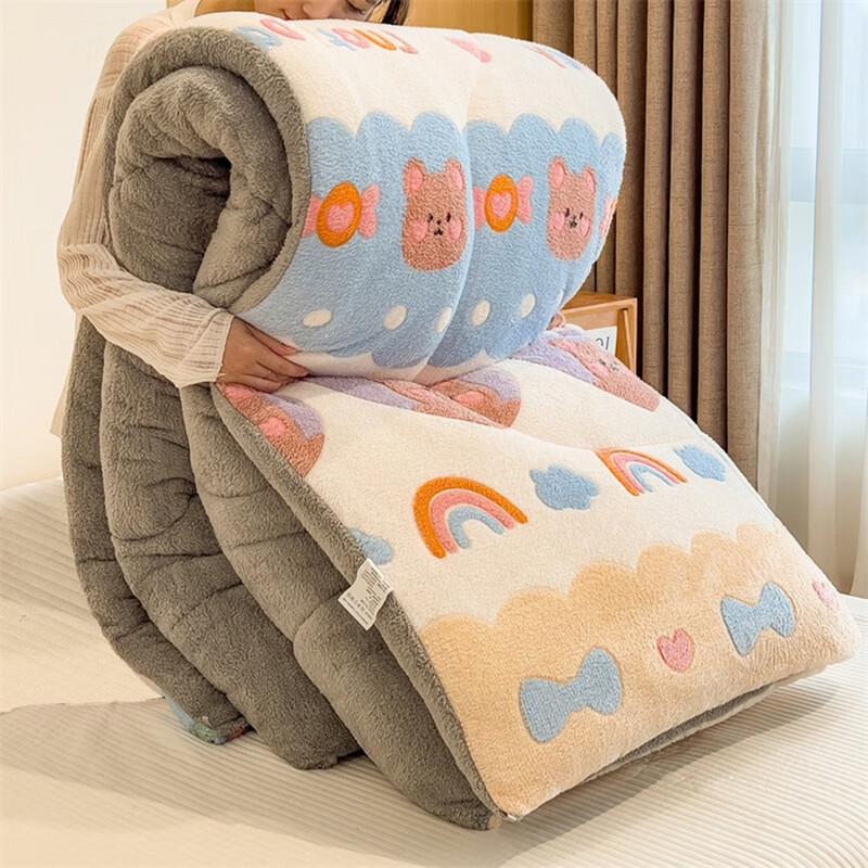 Теплое одеяло OEING с узором  Медвежонок Лав 200x230cm (8 jin)