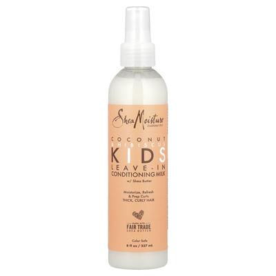 Leave-In Conditioning Milk with Shea Butter for Kids, Coarse Curls, Coconut & Hibiscus, 8 Fl Oz (237 Ml)