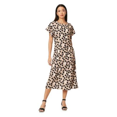 Principles Damen/Damen gepunktetes Midikleid
