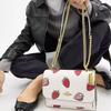 COACH Klare Coated Canvas With Leather Shoulder Bag Small Women's Gold & Chalk Multicolor CAL65-IMCAH