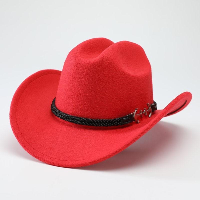 Cowboy Hat With Chain And Starry Sky Compass For Western Style Men And Women