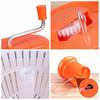 Salad Dryer Kitchen Gadgets Quick Drying Easy to Use Vegetable Fruit Orange 12L