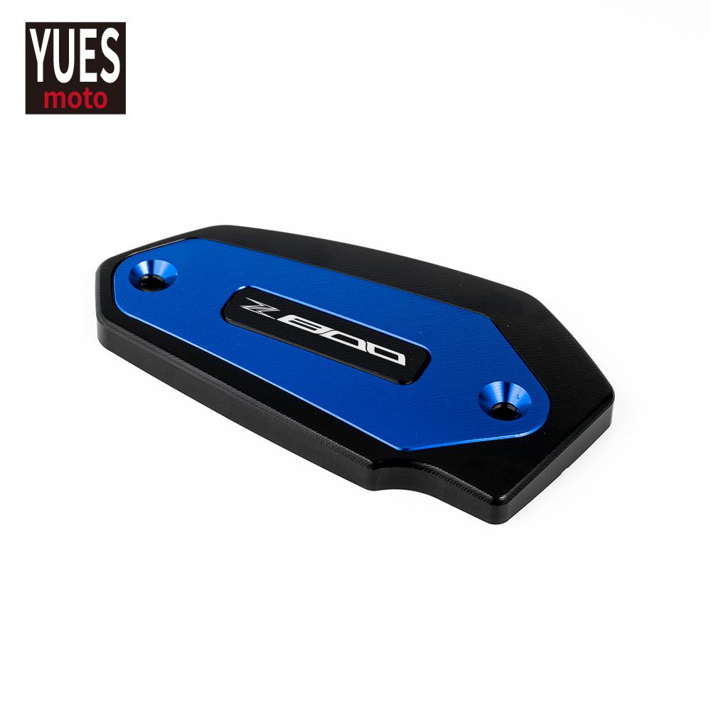 Motorcycle Accessories CNC Front & Rear Brake Fluid Cylinder Master Reservoir Cover Cap For KAWASAKI Z800 2013 2014 2015
