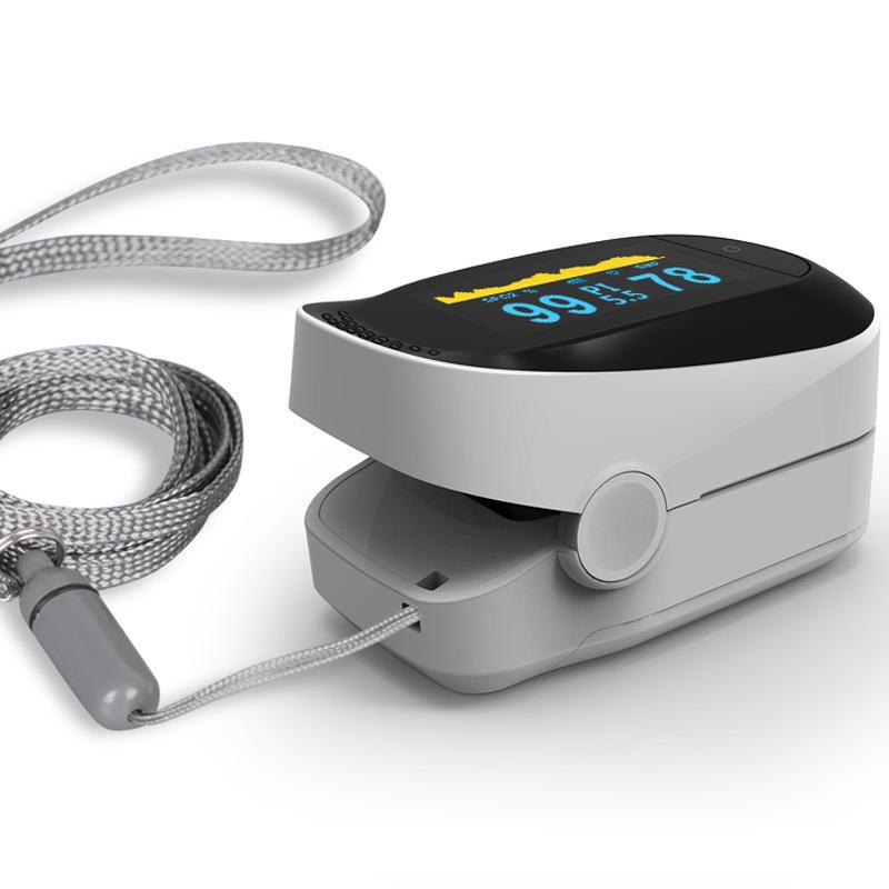 Portable OLED Finger Clip Pulse Oximeter - OLEDC101A2 Oxygen Saturation & Blood Oxygen Monitor